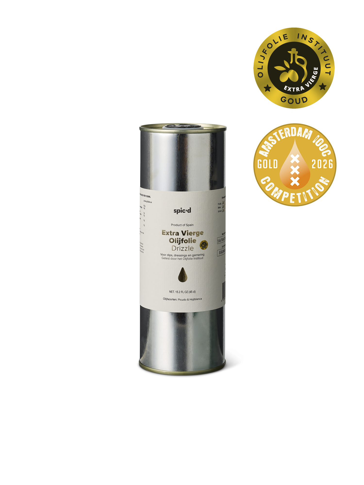 Spic'd Refill 'Drizzle' | Extra Vierge olijfolie 450ml