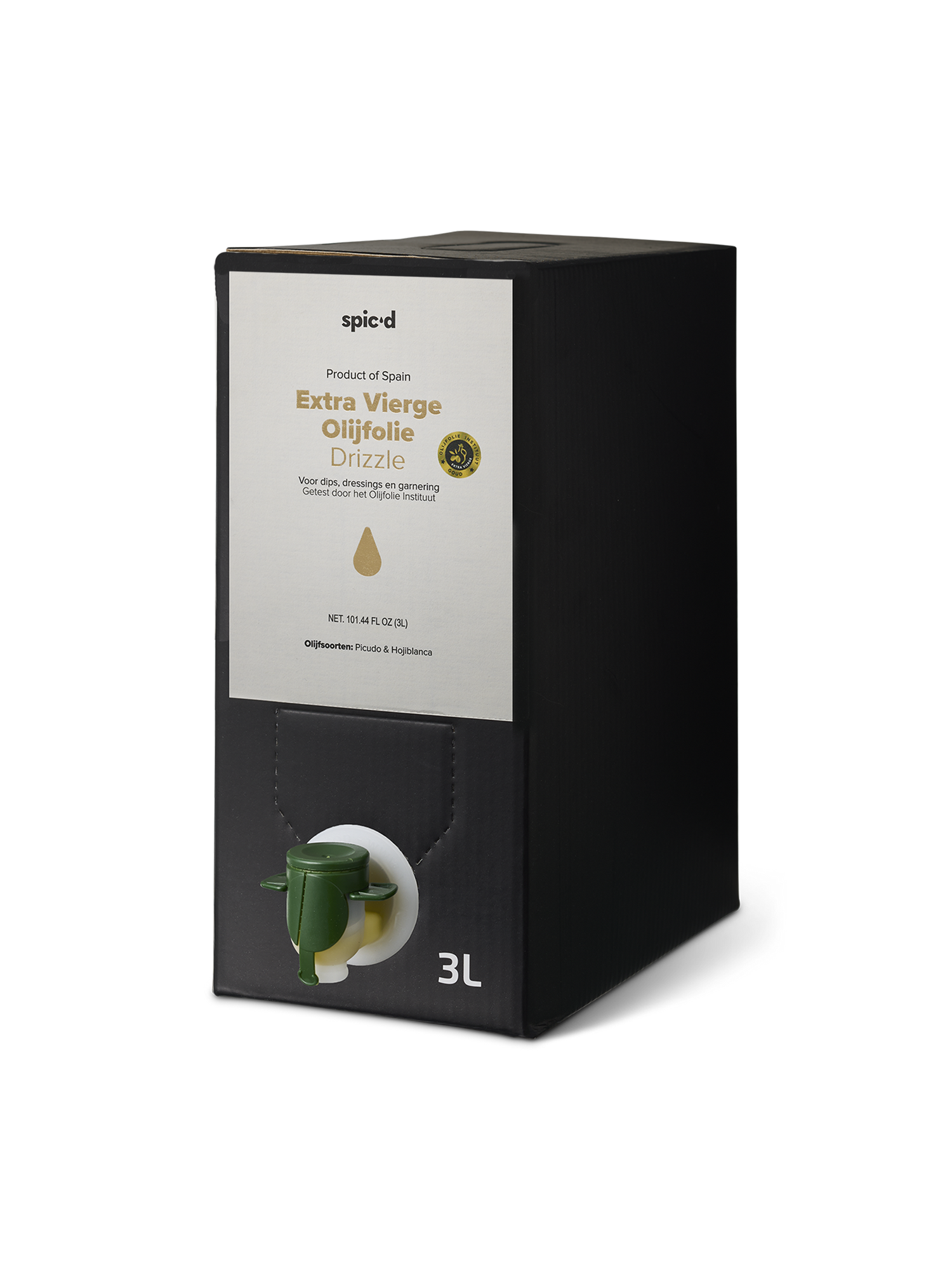 Spic'd Refill (Bag in Box) | Extra vierge olijfolie 'Drizzle' 3L