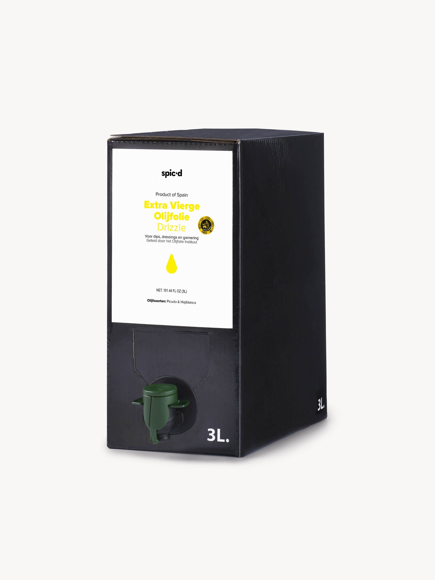 Spic'd Refill (Bag in Box) | Extra vierge olijfolie 'Drizzle' 3L