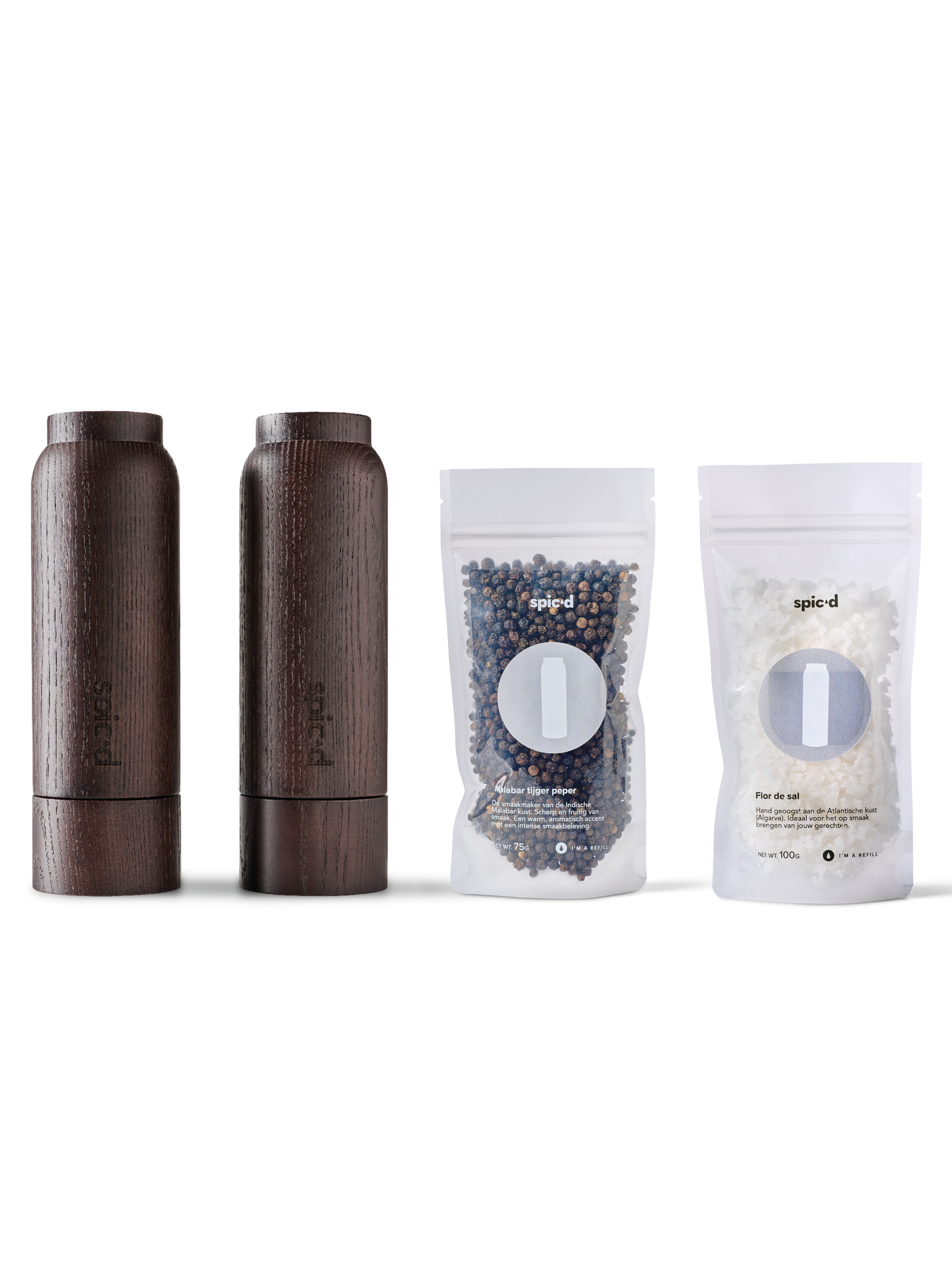Spic'd  Grinders | Zout- en pepermolen set [Pre-order]